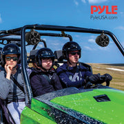 Pyle Marine Off-Road Speaker System, 4 Inch Dual Waterproof, 800W, Black, PLUTV41BK