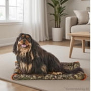 Vibrant Life Pet Crate Pad, Durable Water Resistant, Camouflage, Medium 18 x 29 in, Green - 100% Polyester