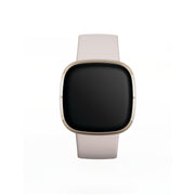 Fitbit FB512GLWTFRCJK Sense Soft Gold Stainless Steel with Lunar White Band