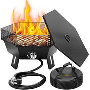 SPECSTAR VH1574US Portable 58,000 BTU Propane Fire Pit, 20-Inch Smokeless Outdoor Design with Carry Bag