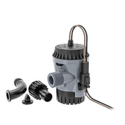 Johnson Pump Aqua Void 800 GPH Bilge Pump, 12V, High Flow Impeller, Gray, 10-13626-05