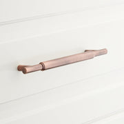 3 3/4 SOLID BRASS CABINET PULL ANTIQUE COPPER