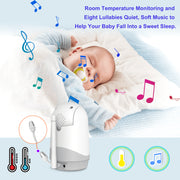 HelloBaby Video Baby Monitor Dual Camera with Remote Pan-Tilt-Zoom