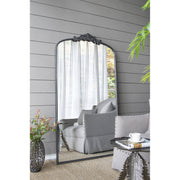 Triple Tree Full Length Mirror, Arched Bathroom Vanity Mirror, 66 x 36 Inch, Black - Durable Material
