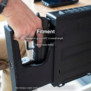 Vaultek Slider Series Biometric Handgun Safe with ViSN WiFi Connectivity, Quick Access, Black Carbon Steel, NSL2i