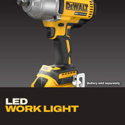DEWALT 20V MAX XR 1/2 in High Torque Cordless Impact Wrench, Brushless Motor, 4-Speed Control, Precision Wrench, LED Work Light, Tool Only, DCF900B