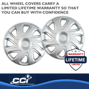 Coast to Coast Accents IWC40414S Wheel Cover, Silver