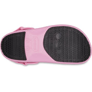 Crocs 209952-6WY  Work Classic Work Clog, Pink Tweed, Adjustable Backstrap, Slip-Resistant, Waterproof, Lightweight EVA, Mens Size 6