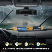 Michelin Forecast Predictive Automotive Windshield Wiper Blade, 26 in, Silicone Ceramic Beam with Yellow Edge Color Change Indicator, 91-260MFY