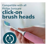 Philips Sonicare HX3681/06 3100 Rechargeable Electric Toothbrush, Deep Pink