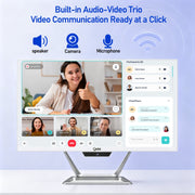 Qehi All-in-One PC, Intel Core i7 Processor, 16GB DDR3 RAM, 256GB SSD, 23.8-Inch Full HD 1080P LED Display, Wi-Fi 6, White, Includes Keyboard and Mouse