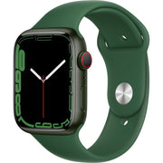 Apple Watch Gen 7 Series 7 Cell 45mm Green Aluminum - Clover Sport Band MKJ93LL/A
