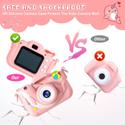 PayUSD 64GB 1080HD Dolphin Portable Cameras, Pink 20MP