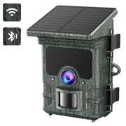 Campark TC02 Solar Trail Camera WiFi Bluetooth Native 4K 30fps 46MP Game Camera