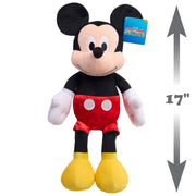 Just Play Disney Mickey Mouse 17-Inch Plush Stuffed Animal Toy, Red Shorts