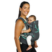 Infantino 200113-01 Carry On Active Ergonomic Multi-Pocket Infant & Toddler Carrier, Grey w/ Pacifier Loop