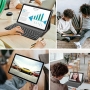 MSLSTM F11 11 inch 18GB RAM 128GB ROM 2 GHz Processor Speed Android 14 Wi-Fi Tablet, Gray