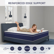 CICIMLU 12 inch Queen Hybrid Mattresses Medium Firm in a Box