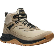 KEEN Hightrail Mid Waterproof Men's Hiking Boots, Leather, Brindle/Oak Buff, Size 10.5, 1030343