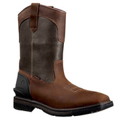 Carhartt Montana Waterproof Square Toe Wellington Work Boots, Brown Burnt Olive, 11 Inch, FQ1065-M
