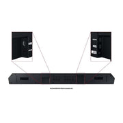 Samsung 5.1 Channel Sound Bar with Wireless Subwoofer, Q-Symphony, Dolby Atmos Audio, Black, HW-Q65C/ZA