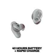 Skullcandy Method 360 ANC XT True Wireless In-Ear Earbuds with Sound by Bose, Active Noise Cancelling, IPX4 Water Resistant, 32h Battery Life, Cement, S2MTW-U038