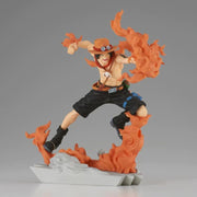 Banpresto One Piece Senkozekkei Portgas D. Ace PVC Figure, 3.5 Inch, BPR19492