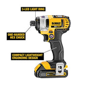 Dewalt DCK240C2 20v Lithium Drill Driver/Impact Combo Kit (1.3Ah)