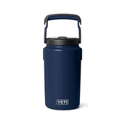 YETI Silo Half Gallon Insulated Sports Water Bottle with Leakproof Straw Cap, Navy Blue, 64 fl. oz.