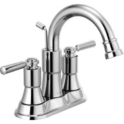 Peerless P2523LF Westchester Chrome 2-handle 4-in Centerset WaterSense Bathroom Sink Faucet with Drain