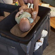 Dorel China America PY446HDO Play Yard with Full Size Rocking Bassinet Castle Point