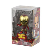 Hot Toys Iron Man Cosbaby Collectible Action Figure, Red-and-Gold Armor with Clear Acrylic Detailing, Bobble-Head Style, Window Box Packaging, 7 in, 17826