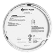 First Alert SM210L Smoke Detector with 10-Year Sealed Lithium Battery, Safety Path Light, Slim Profile, White