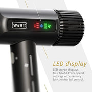 Wahl Vanquish Hair Dryer with SmoothTone Motor, Controlled Airflow, 4 Heat and 3 Speed Settings, Auto-Clean Function, Lightweight Slim Design, 3026641