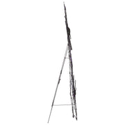 Gemmy Giant LED Spider Web with Green Lit Spider, 69 in Tall, Indoor/Outdoor Halloween Decoration, UV-Resistant