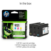 HP CR314FN#140, 951 3-pack Cyan/Magenta/Yellow Original Ink Cartridges