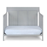Suite Bebe Shailee 4-in-1 Convertible Crib, Classic White Wood Frame, Adjustable Mattress Heights, 54 in