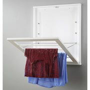 Whitmor 6940-8539-BB Wall Hanging Wood Garment Drying Rack - White