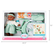My Sweet Love Baby Doll Stroller Set, Mint Outfit, 12 Pieces