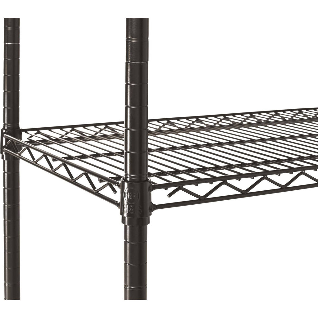 Hyper Tough (5T60164872B) 5 SHELF HEAVY DUTY METAL STORAGE RACK-BLAC ...