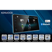 KENWOOD DMX115BT 2-DIN Car Stereo with 6.8