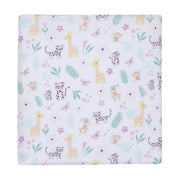 Parent's Choice Baby Swaddle Blanket, 100% Cotton Muslin, Jungle Print Pink, 47 x 47 in, 5109301R