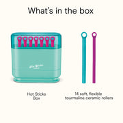 Conair Silicone Hot Roller Set with 7 Small and 7 Medium Rollers, No Clips Needed HS18RT
