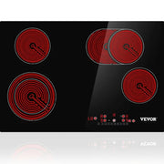VEVOR XM-DT9 Built-in Electric Stove Top, 30 inch 4 Burners