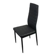 Zimtown Modern Dining Chairs Dining Room Black 6 Pcs