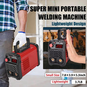 SPBTAR Stick Welder, 200Amp, 110V, Mini Portable IGBT Inverter Welder Kit with 20 Rods, Hot Start, Anti-Stick, Arc Force, SPBTAR-TE19