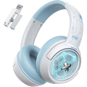ONIKUMA GT802 Gaming Headphones, Multi-Platform Connectivity, Long Battery Life, White