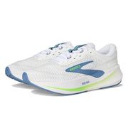 Brooks Revel Max Men's Running Shoes, Lightweight Cushioned, White/Moonlight/Green Gecko, 12 D, 110482-177
