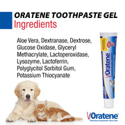 Pet King Brands Zymox Oratene Brushless Toothpaste Gel for Dogs and Cats, Clear, 2.5oz, 50250