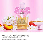 Juicy Couture Viva La Juicy Sucre Eau De Parfum, Amber Fruity Gourmand Scent, 1.7 Fl Oz A0135468